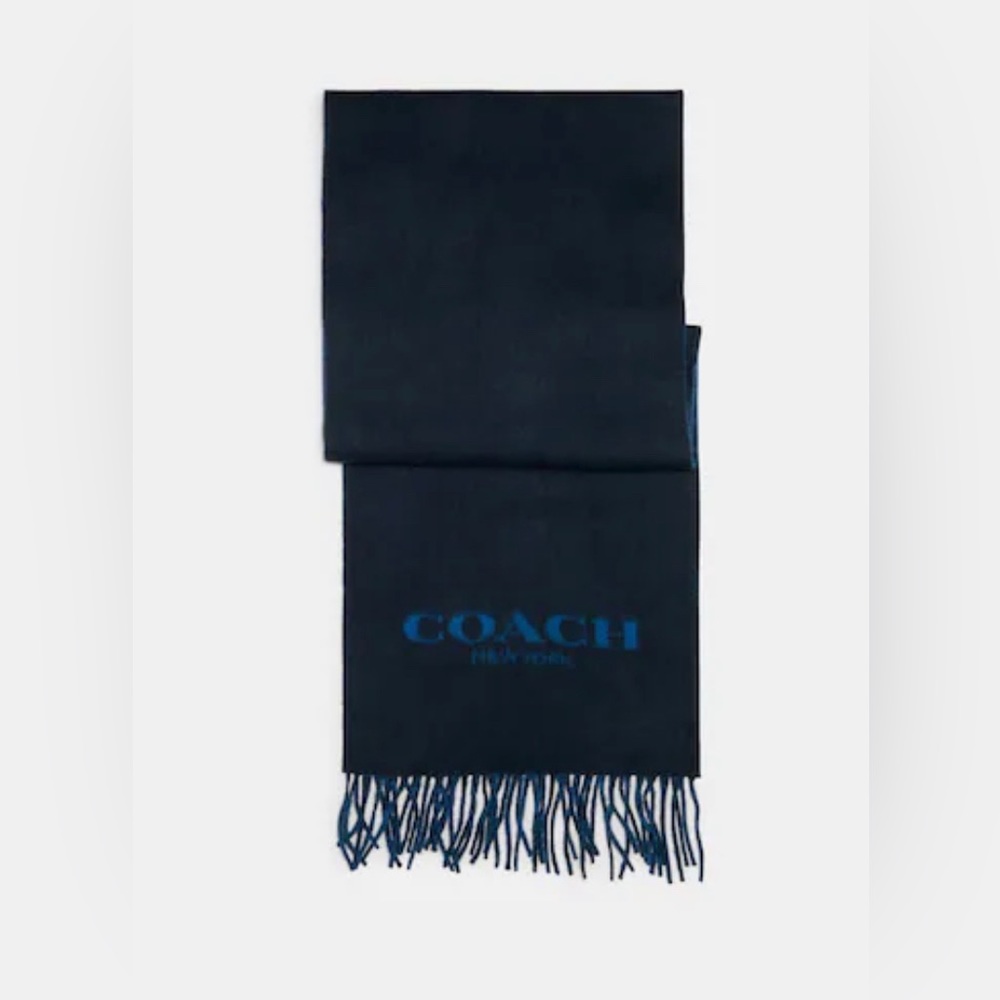 Coach Navy/True Blue Scarf